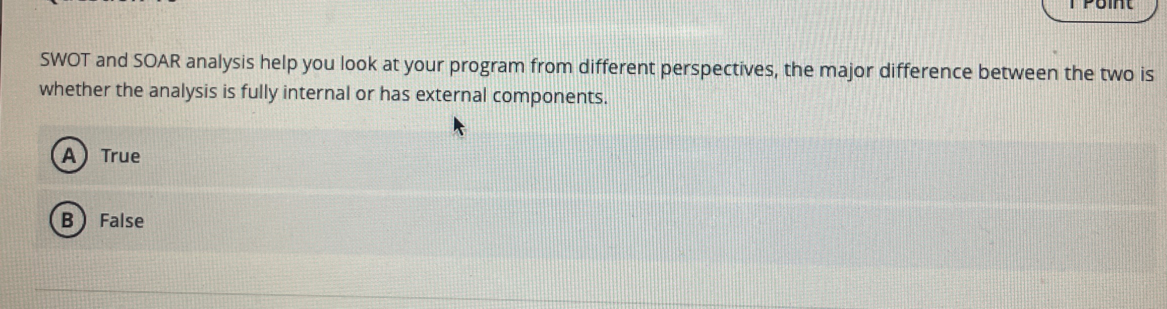  SWOT and SOAR analysis help you look at your program from