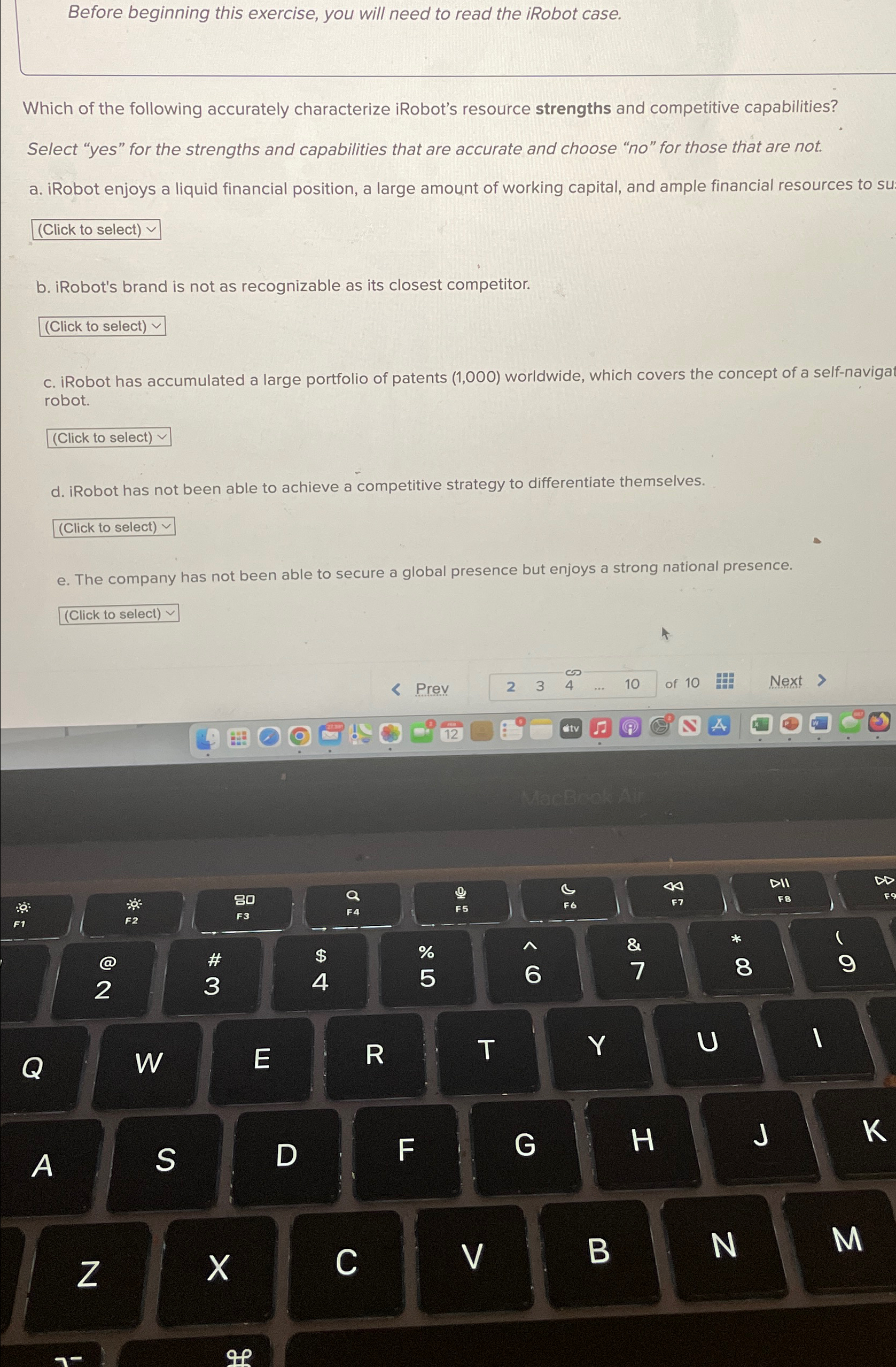 Before beginning this exercise, you will need to read the iRobot