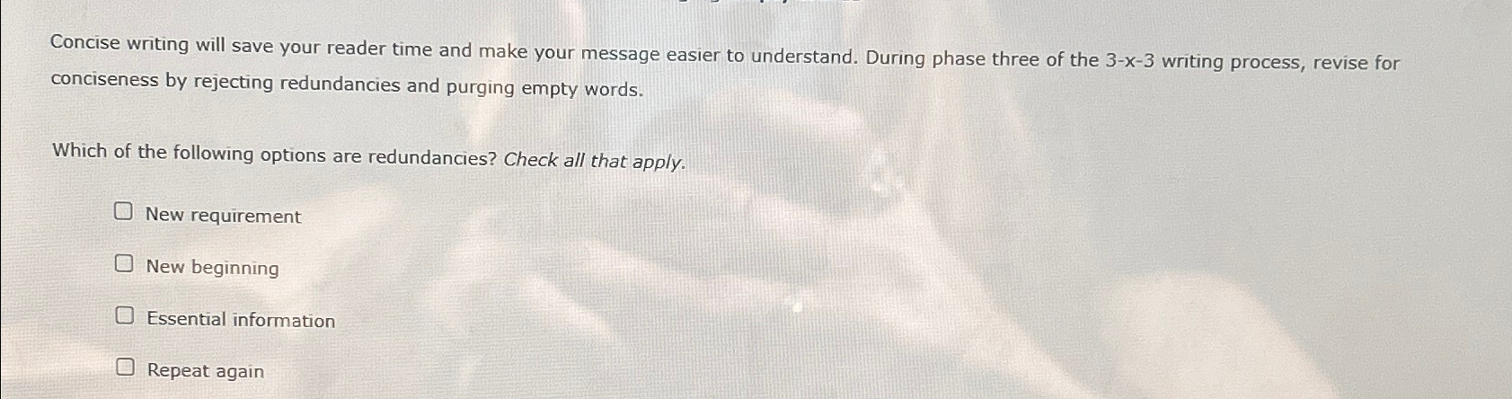  Concise writing will save your reader time and make your message