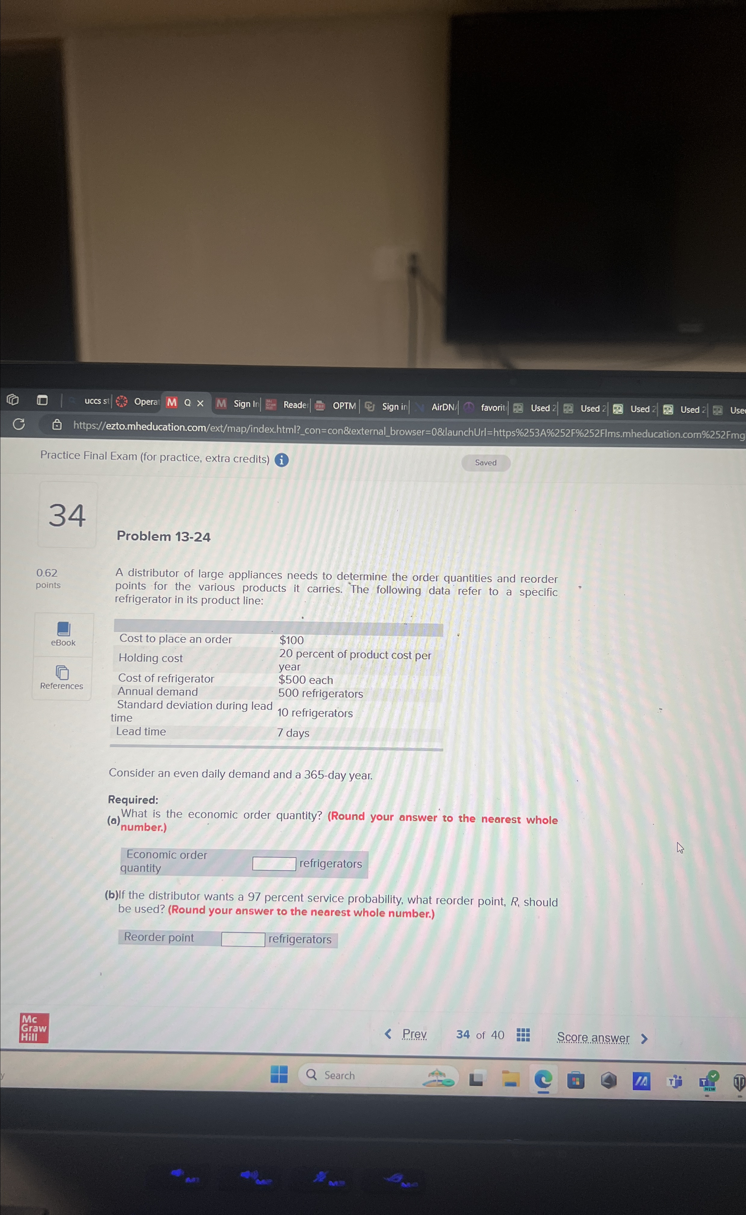  Final Exam (for practice, extra credits) Practice Final Exam (for practice,