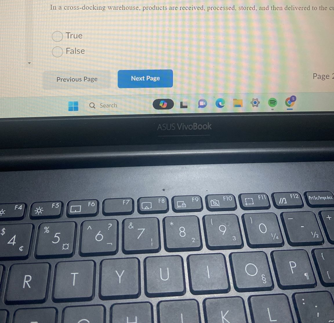  In a cross-docking warehouse, products are received, processed, stored, and then