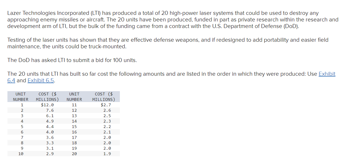  A. Based on past experience, what is the learning rate? B.