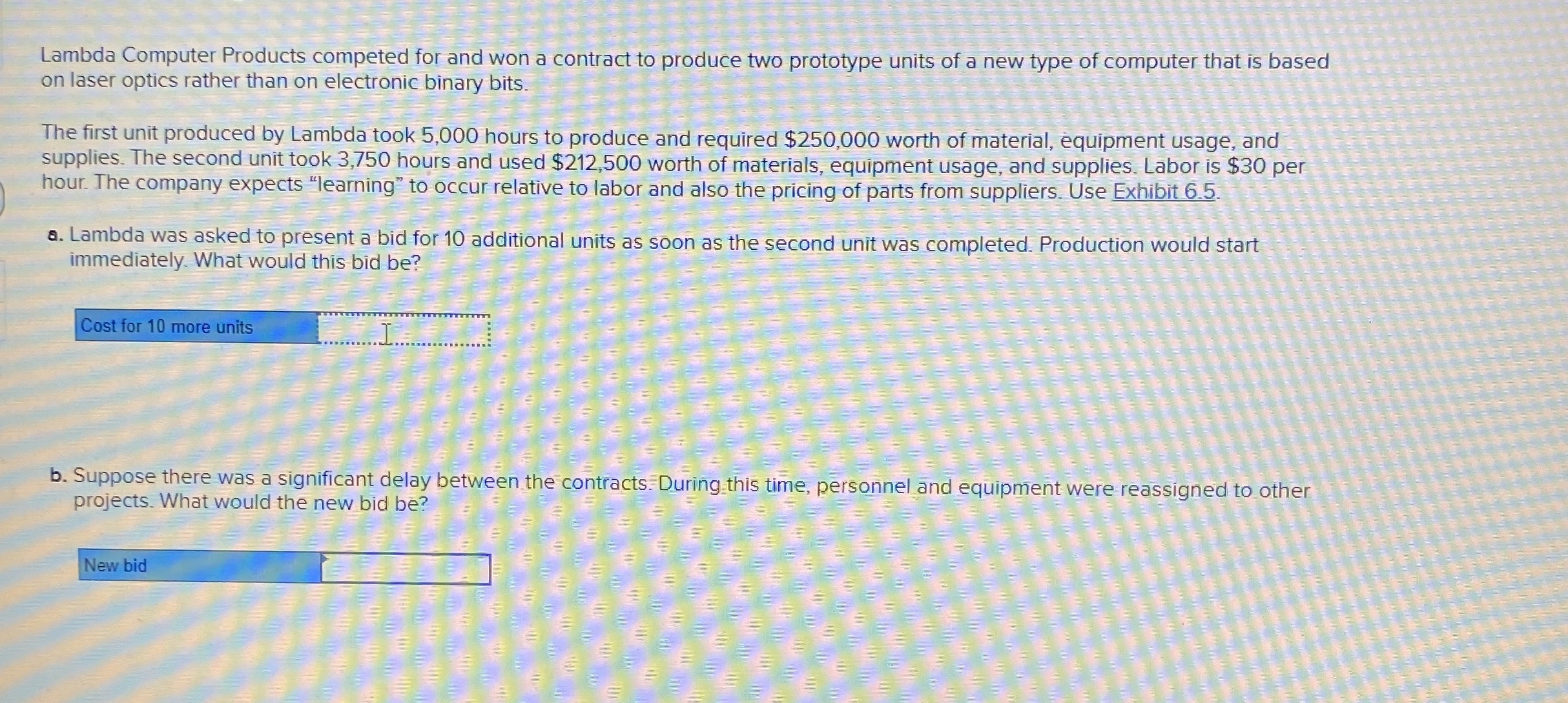  Lambda Computer Products competed for and won a contract to produce