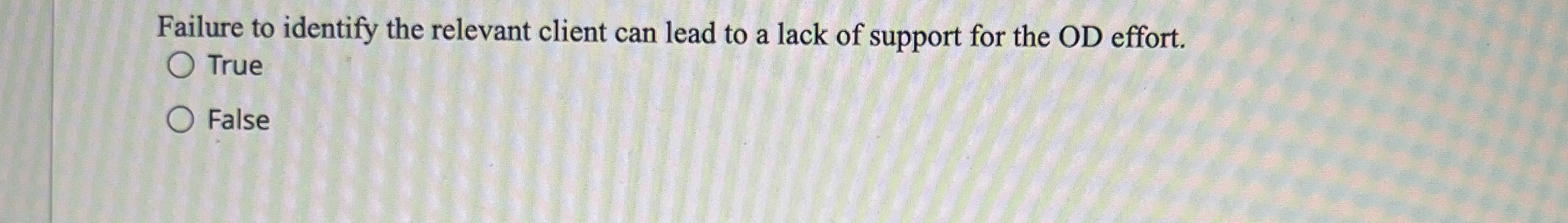  Failure to identify the relevant client can lead to a lack