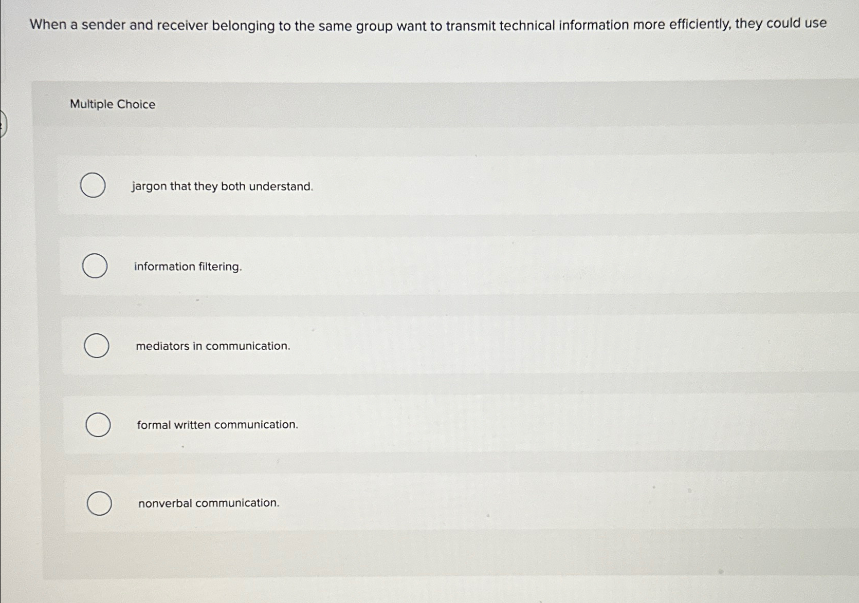  When a sender and receiver belonging to the same group want