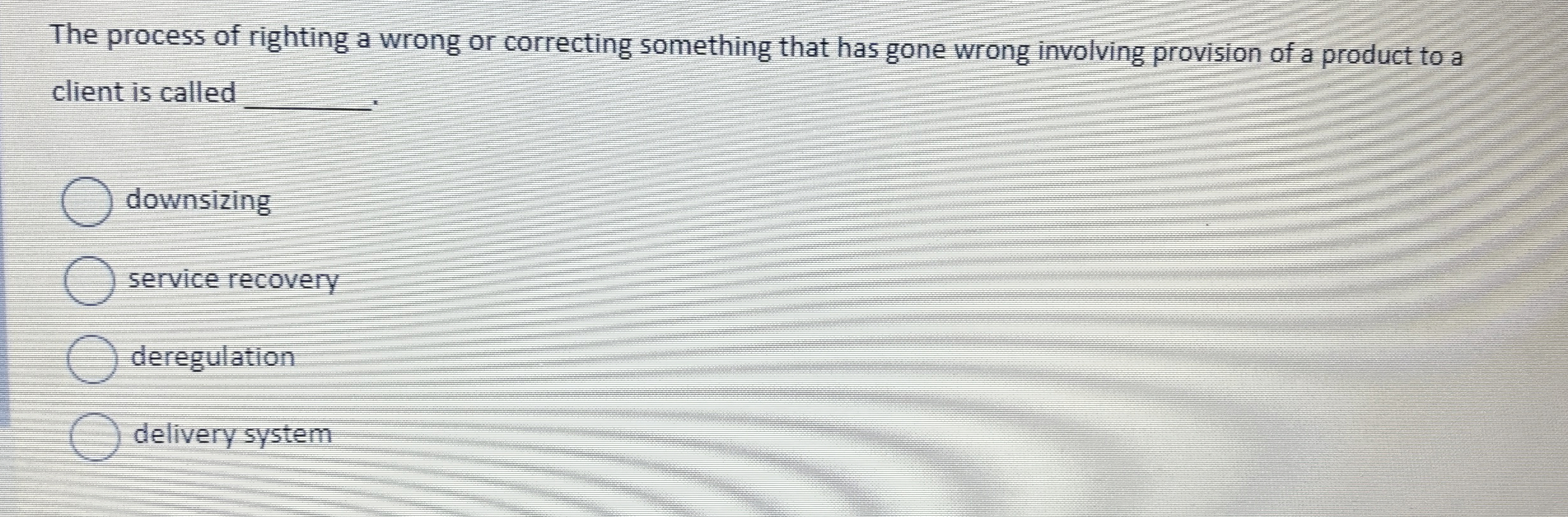  The process of righting a wrong or correcting something that has