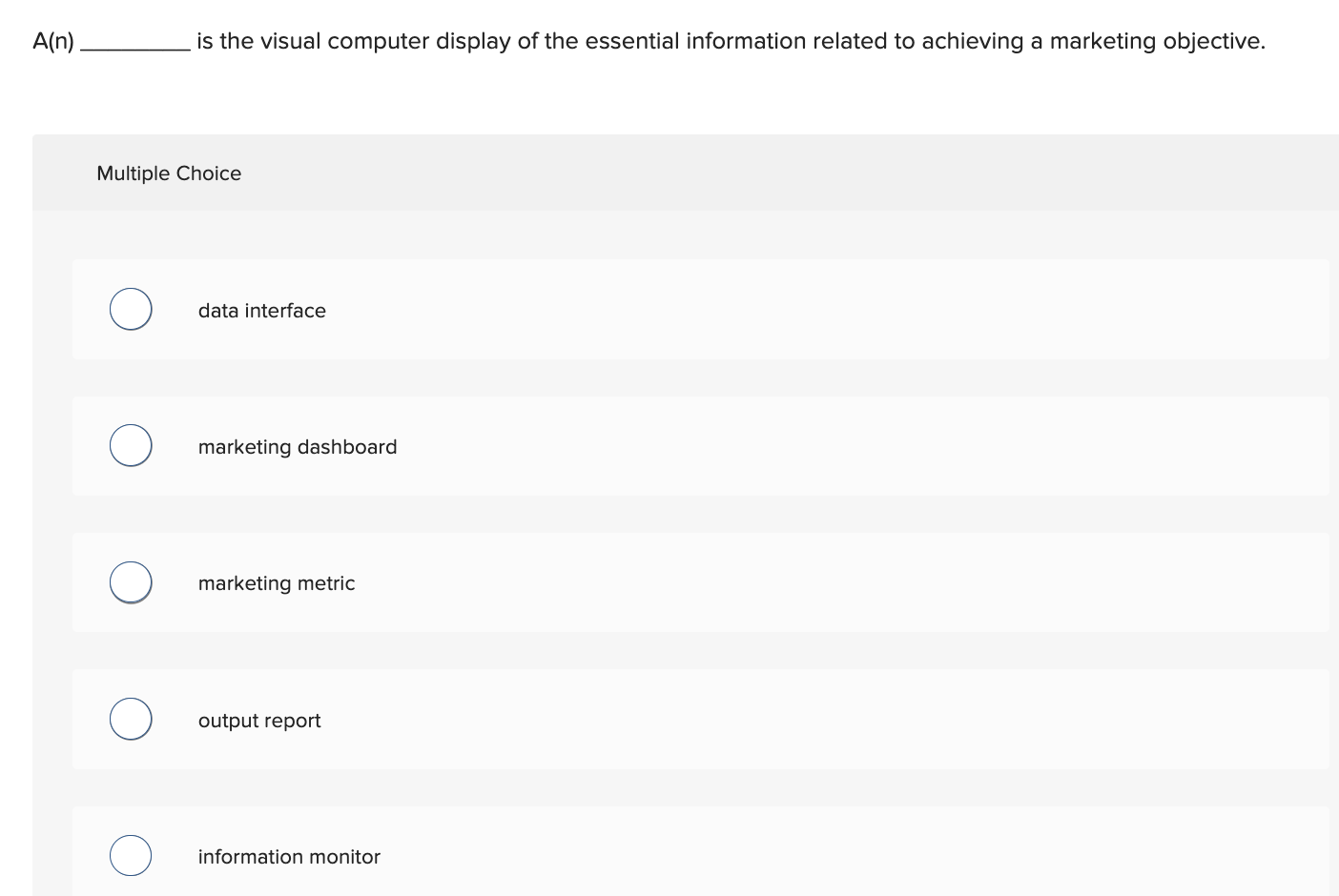  \( A(n).\quad \) is the visual computer display of the essential
