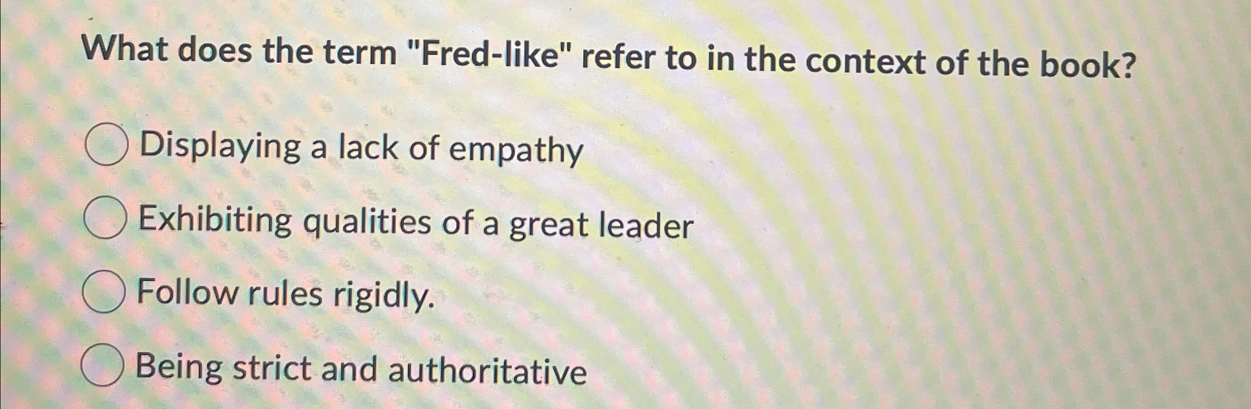  What does the term "Fred-like" refer to in the context of