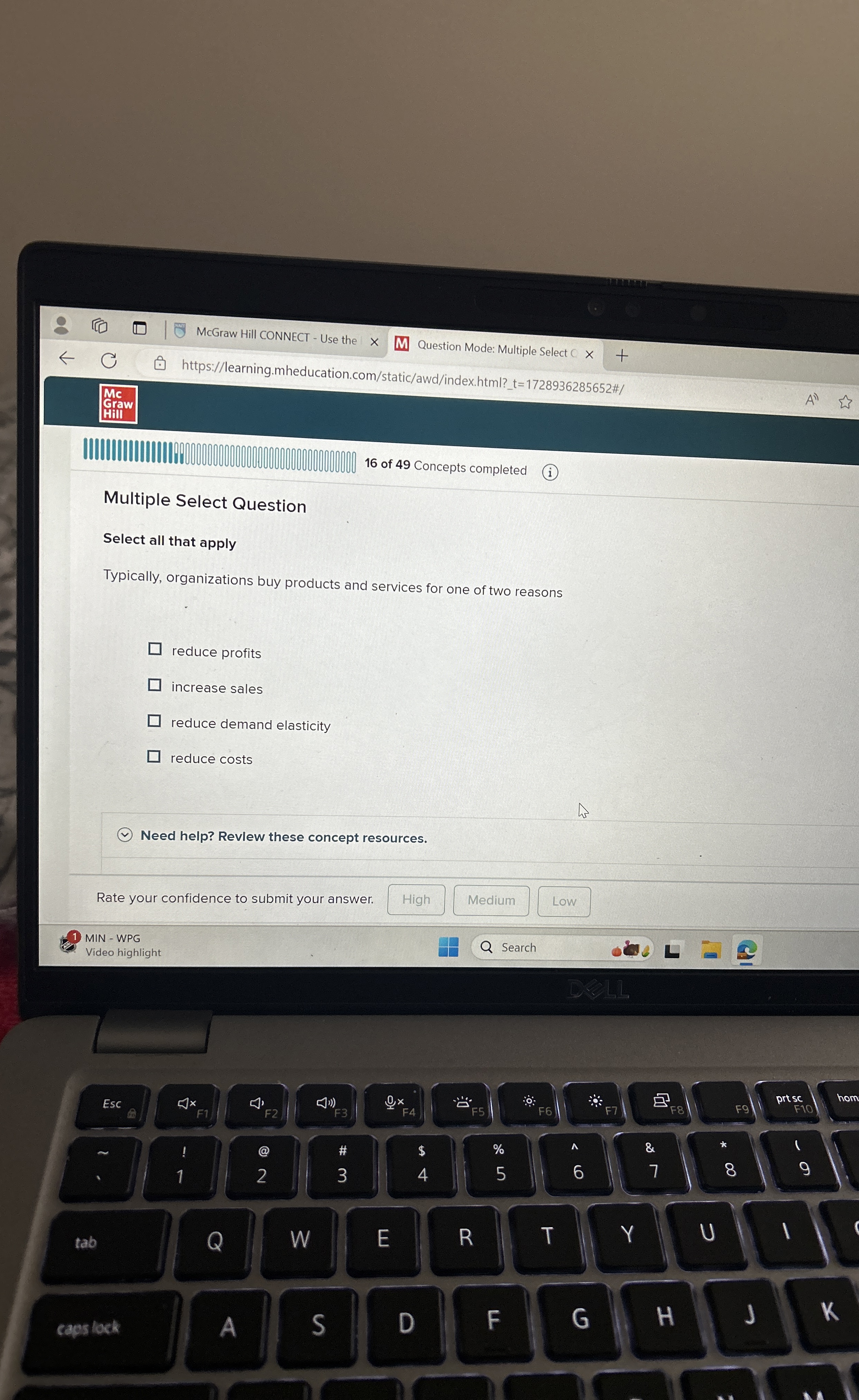  Multiple Select Question Select all that apply Typically, organizations buy products