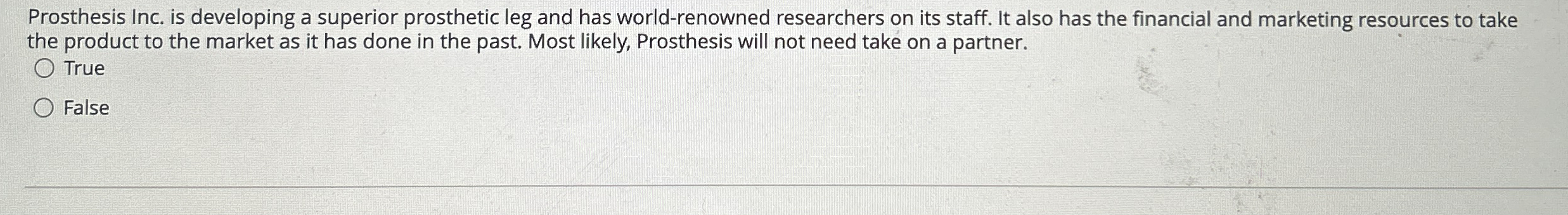  Prosthesis Inc. is developing a superior prosthetic leg and has world-renowned