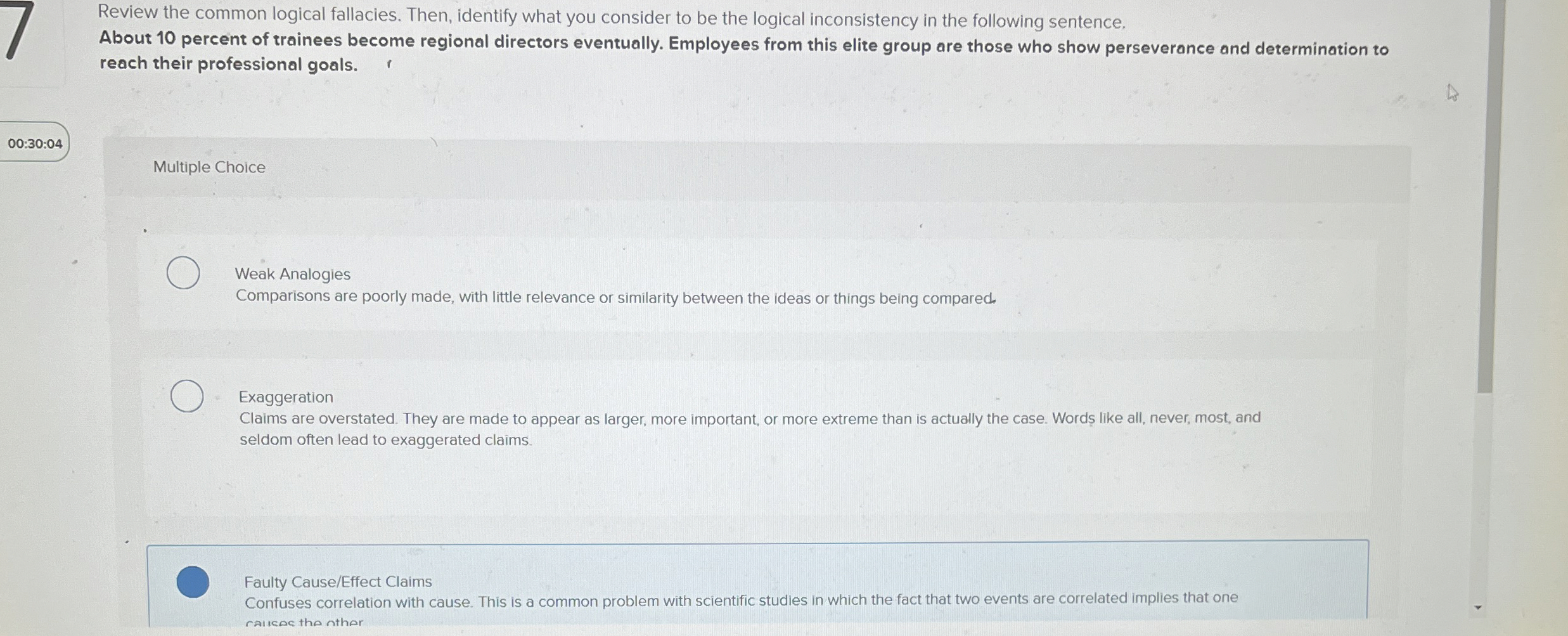  Review the common logical fallacies. Then, identify what you consider to