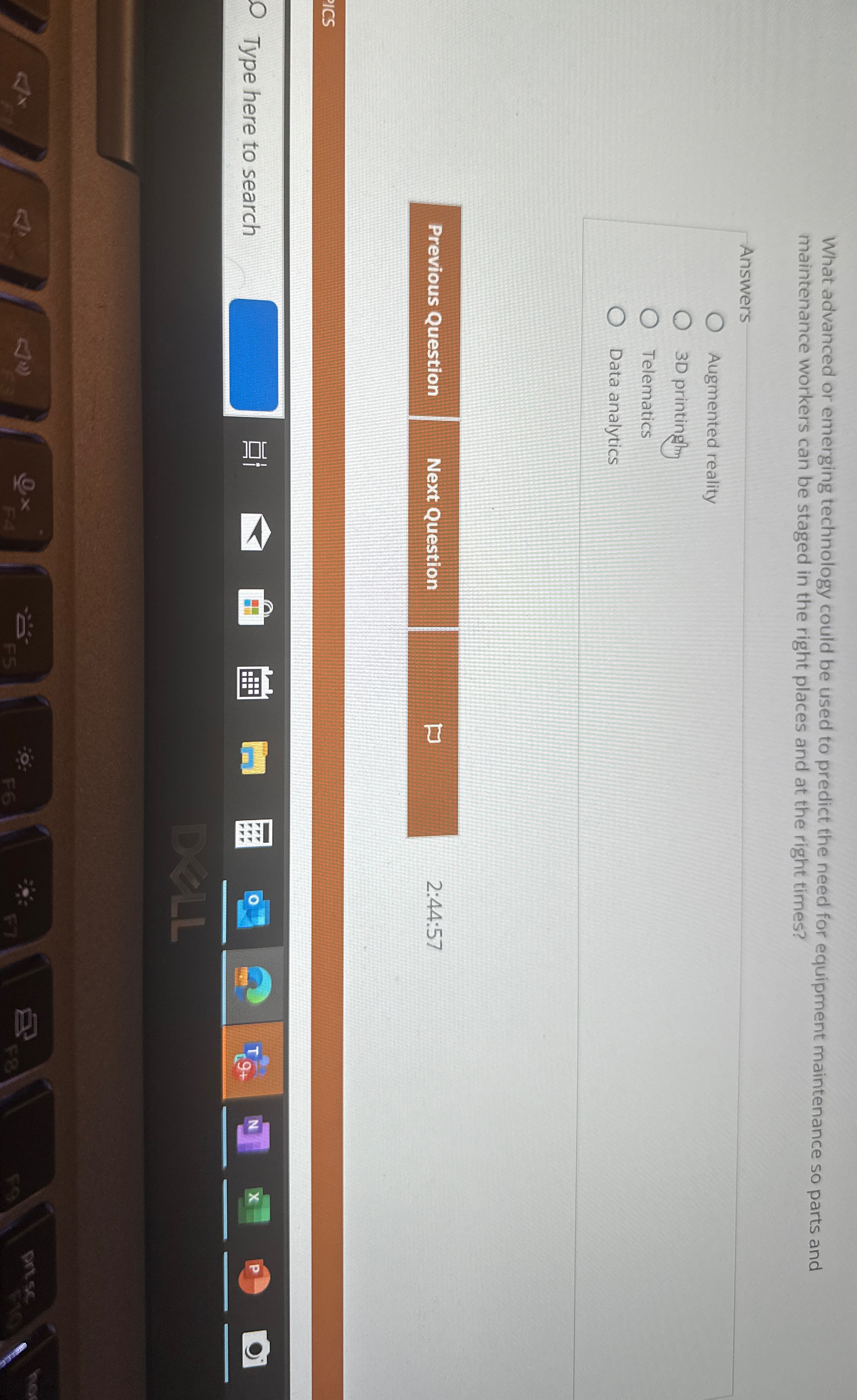  What advanced or emerging technology could be used to predict the