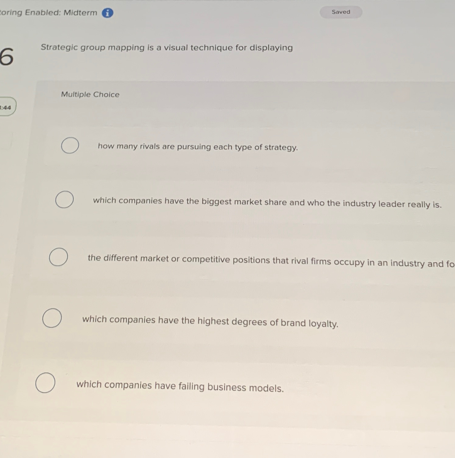  oring Enabled: Midterm Strategic group mapping is a visual technique for