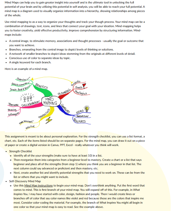  This assignment is meant to be about personal exploration. For the