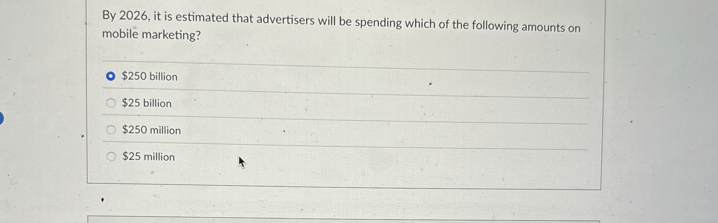  By 2026, it is estimated that advertisers will be spending which