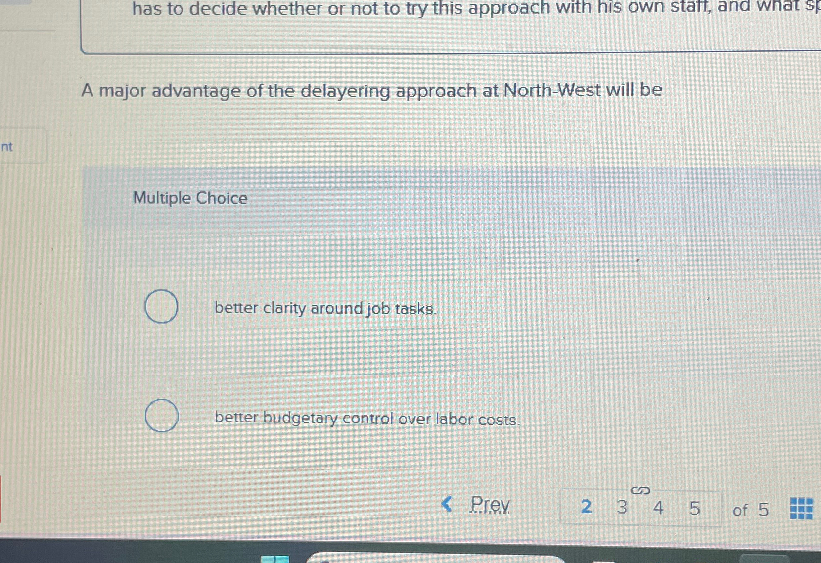  has to decide whether or not to try this approach with