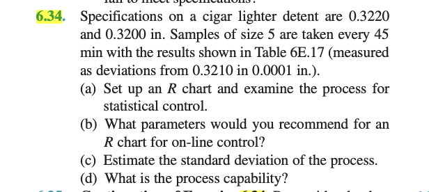  6.34. Specifications on a cigar lighter detent are 0.3220 and 0.3200