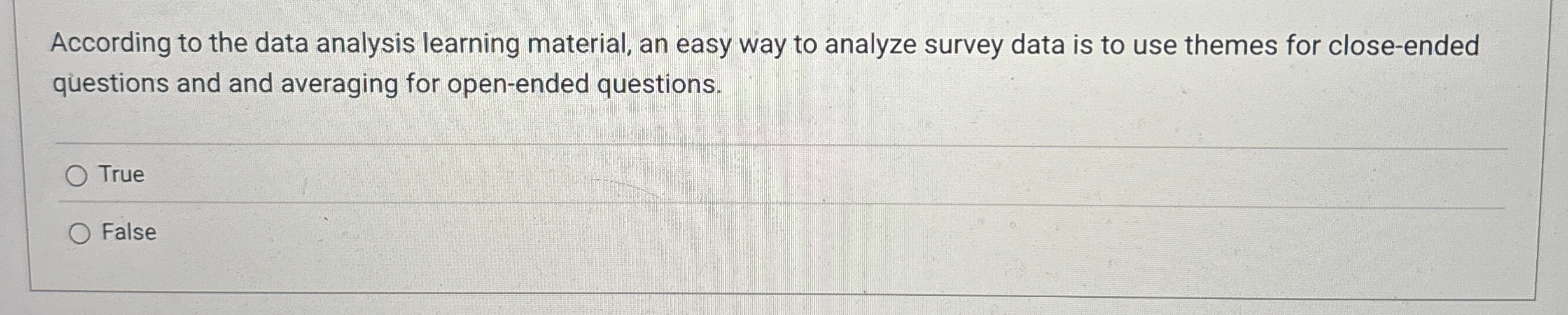  According to the data analysis learning material, an easy way to