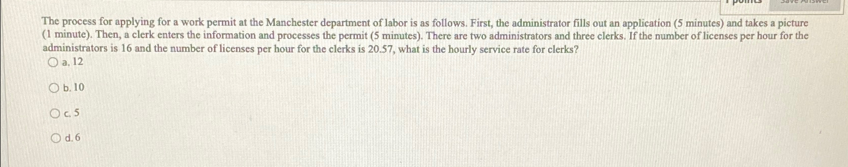  The process for applying for a work permit at the Manchester