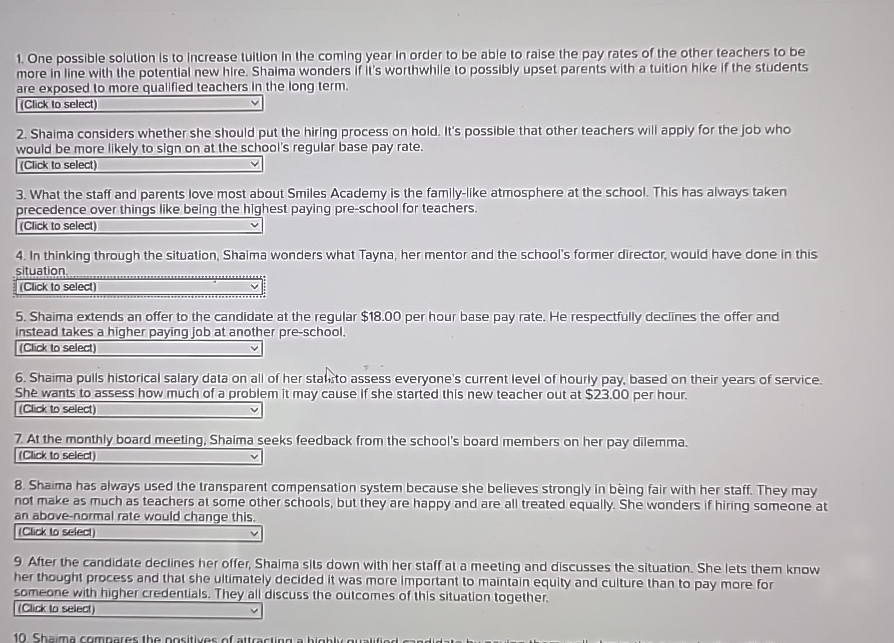  One possible solution is to increase tuition in the coming year