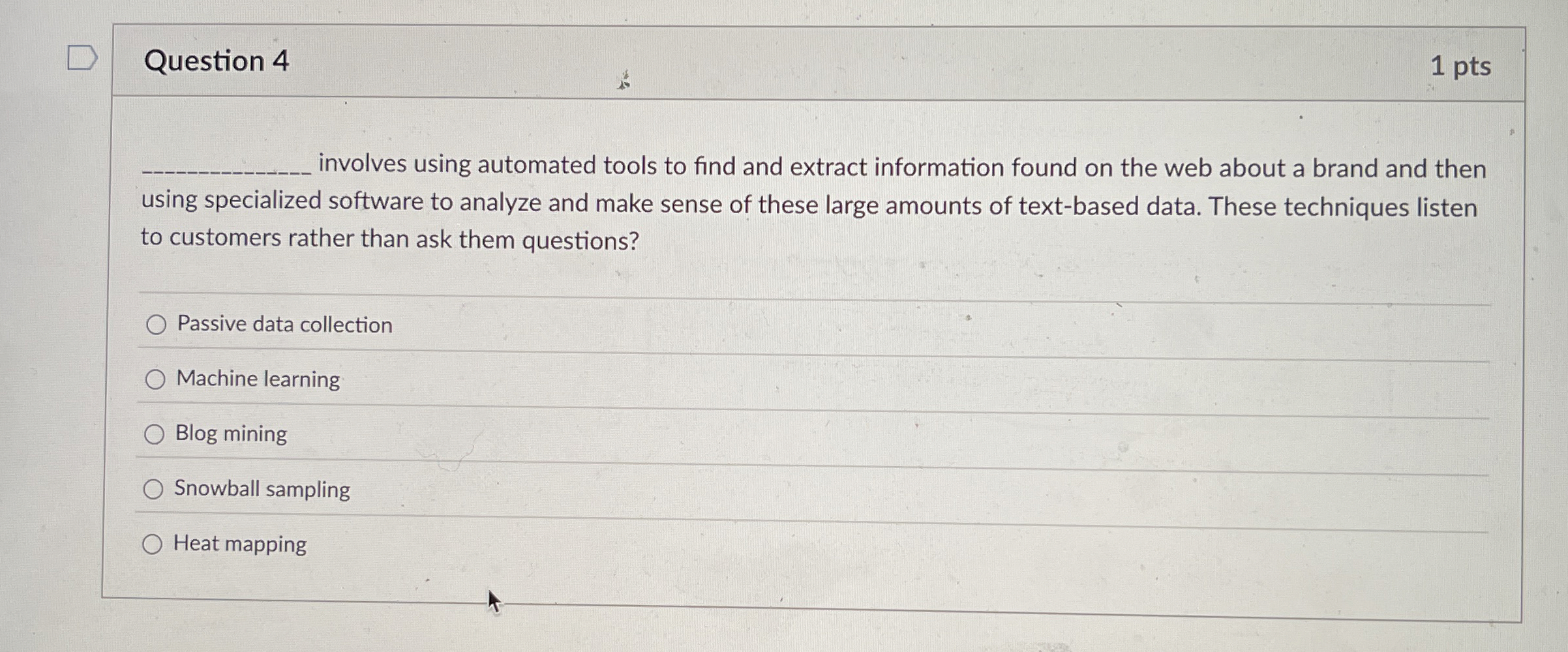  Question 4 involves using automated tools to find and extract information