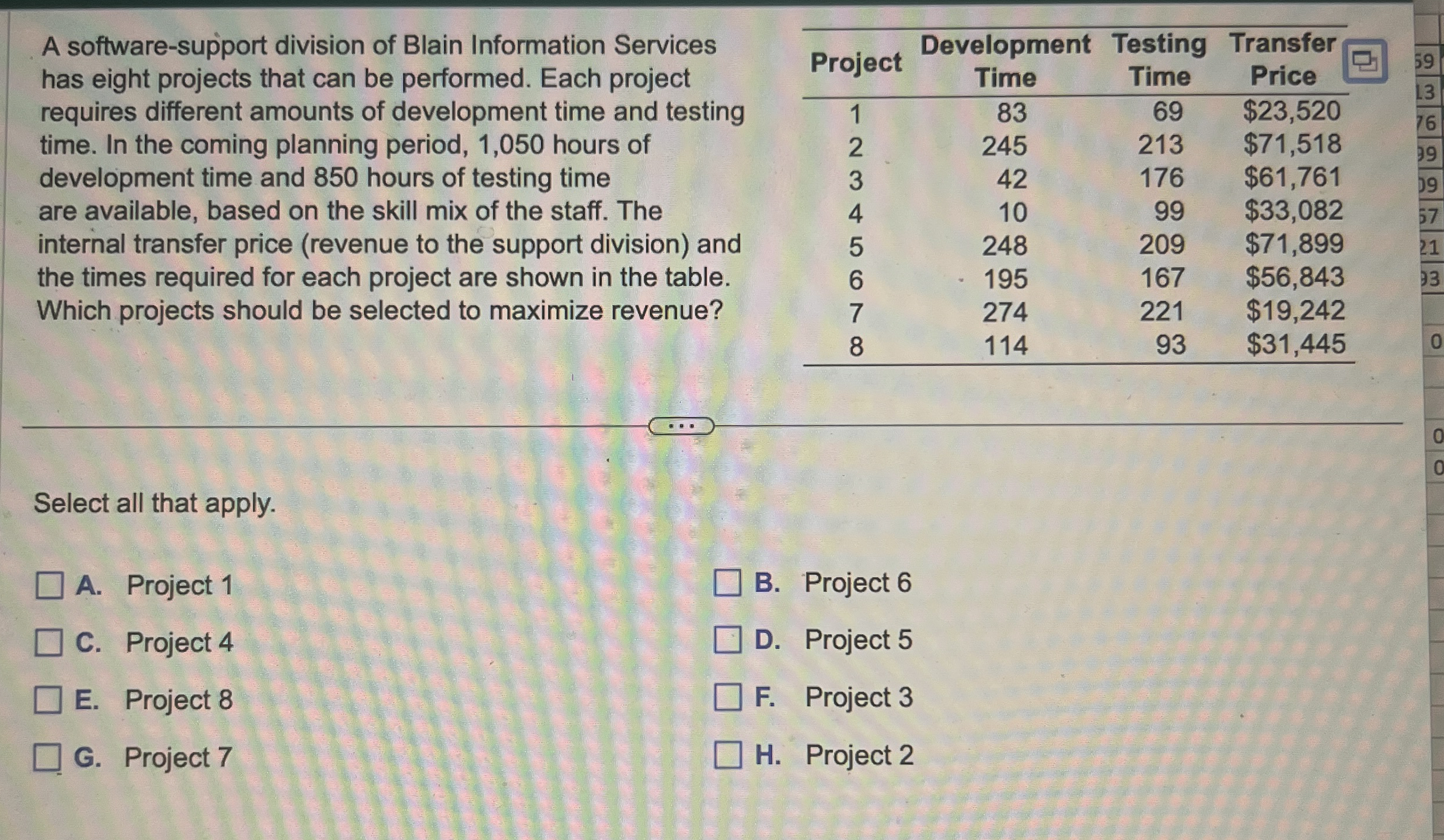  PLEASE SHOW IN EXCEL STEP BY STEP USING SOLVER**** A software-support