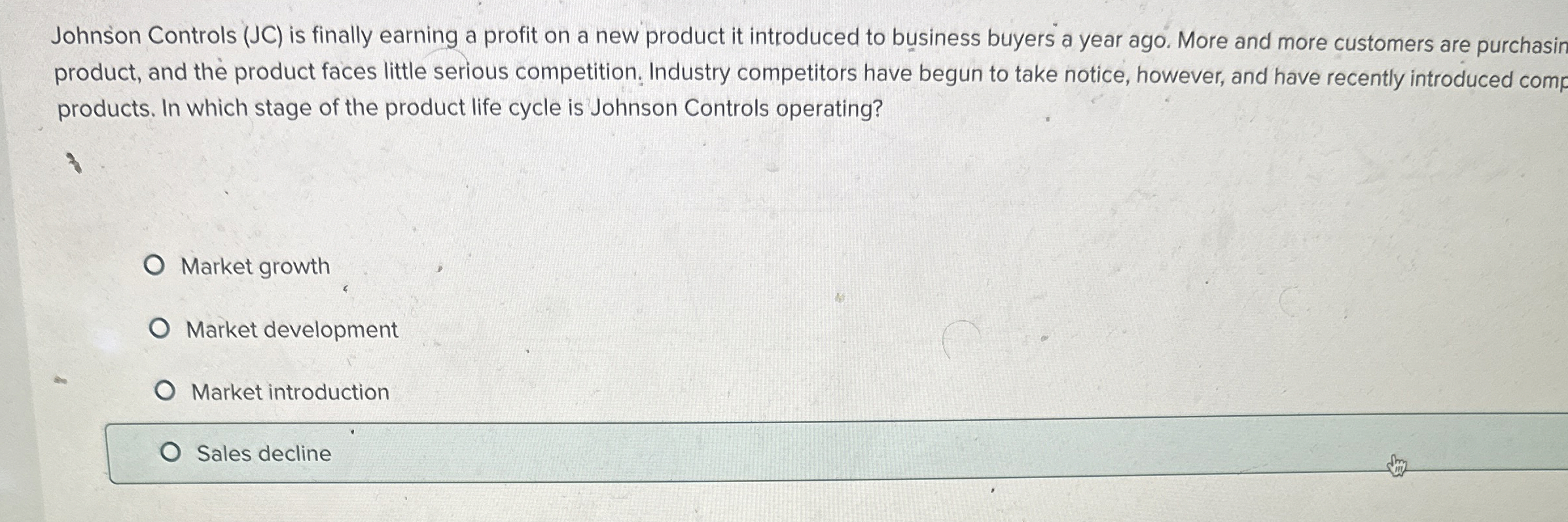  Johnson Controls (JC) is finally earning a profit on a new