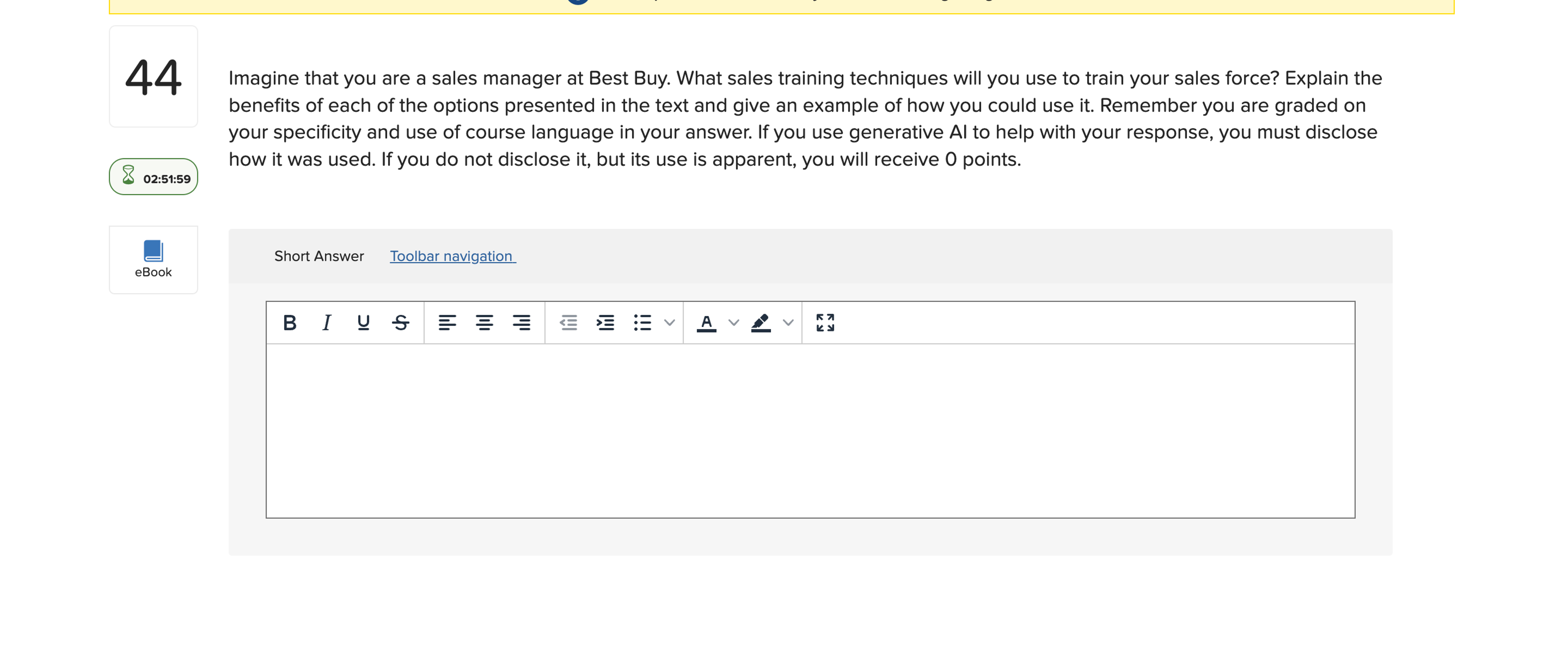  44 Imagine that you are a sales manager at Best Buy.