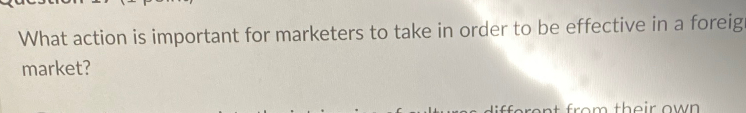  What action is important for marketers to take in order to