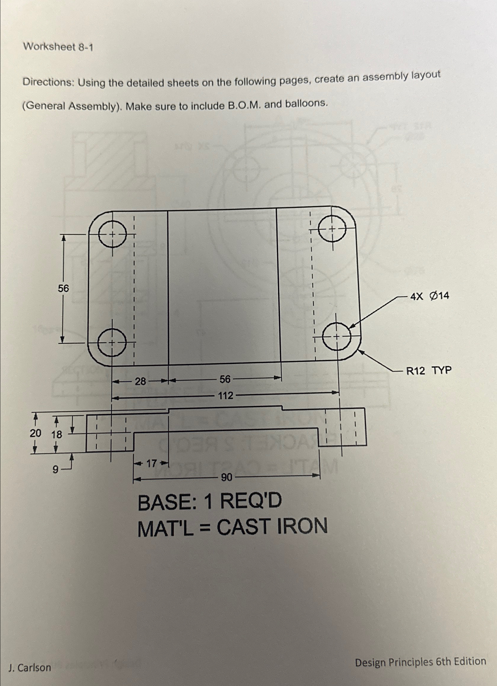  Worksheet 8-1 Directions: Using the detailed sheets on the following pages,