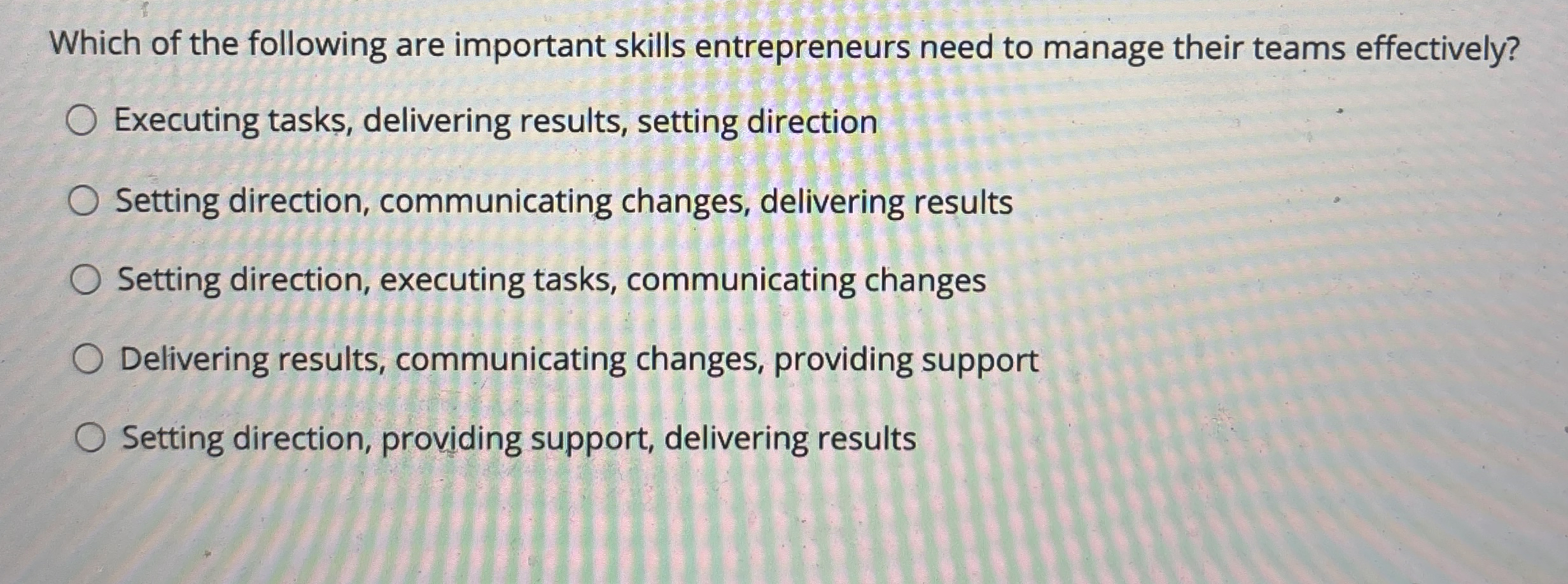  Genevieve is very talented at finding commonalities between current problems at