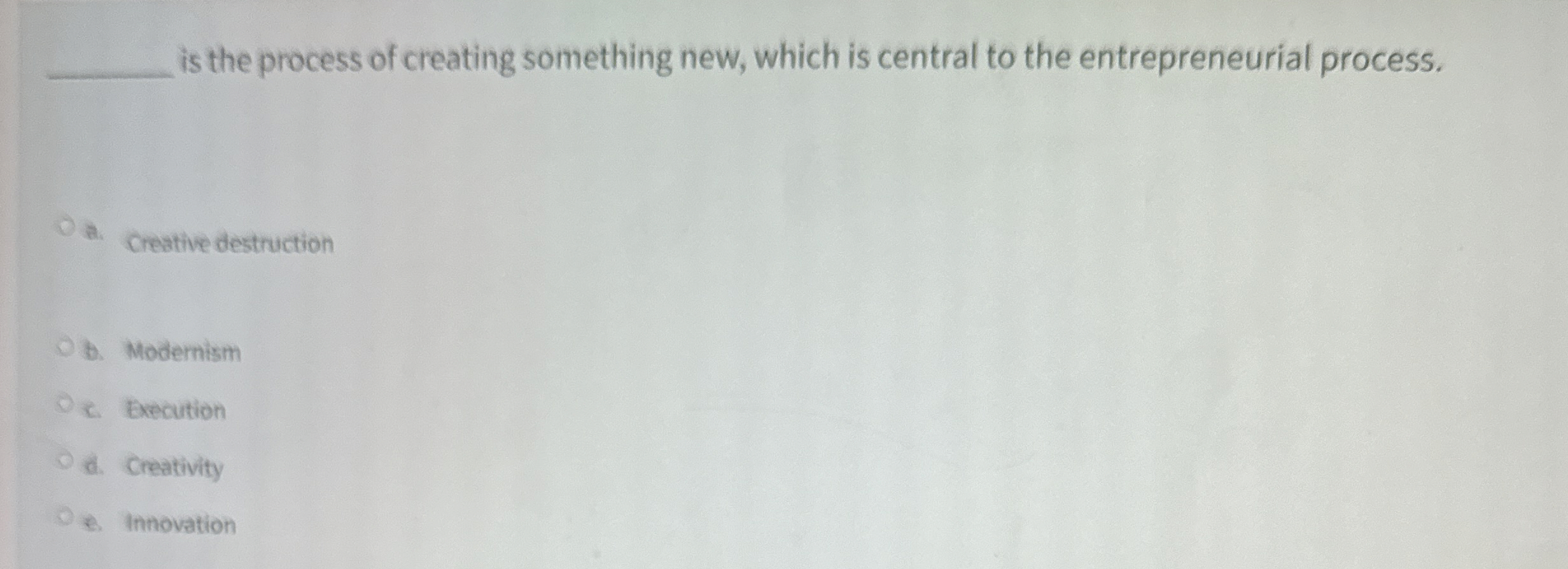  is the process of creating something new, which is central to