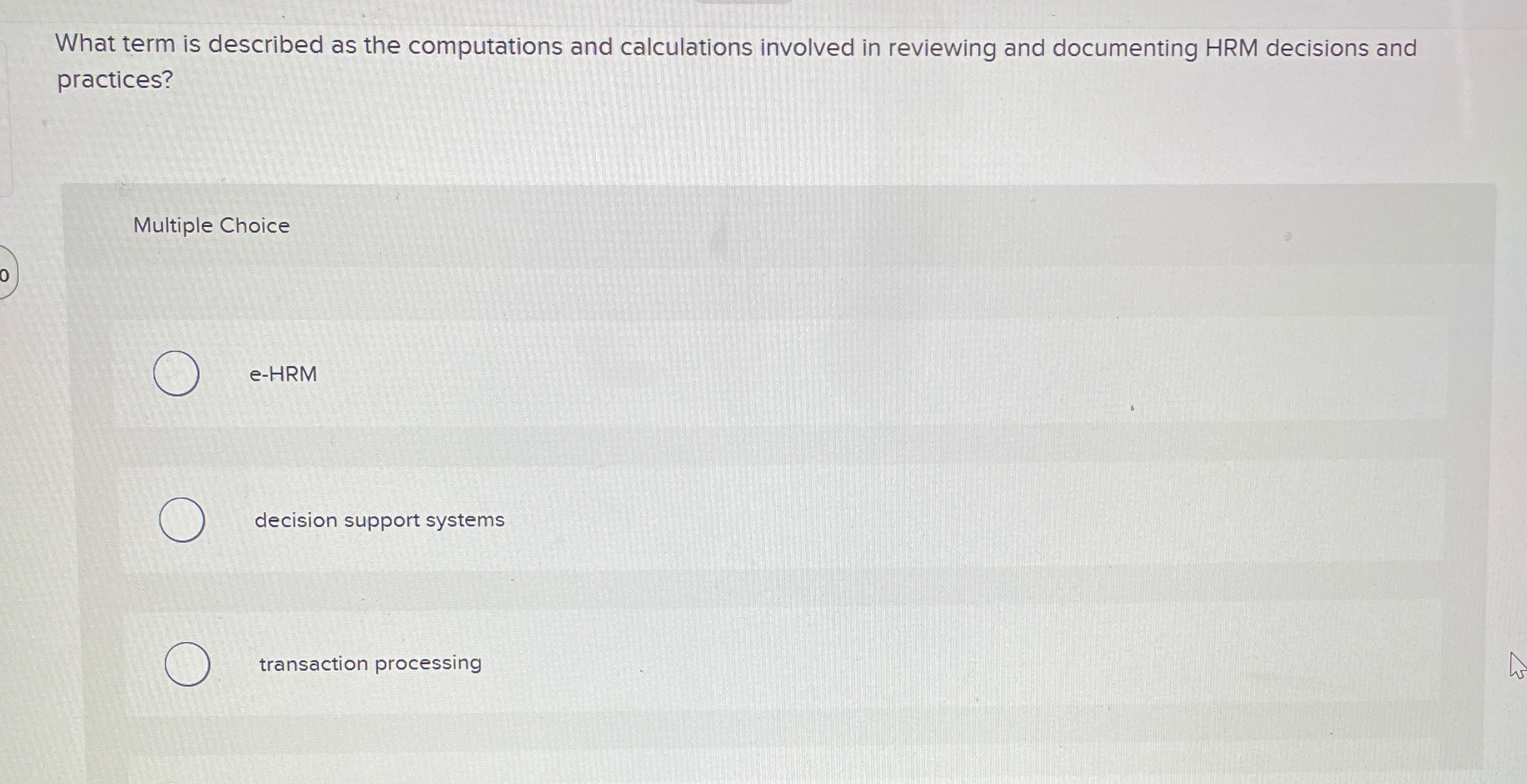  What term is described as the computations and calculations involved in