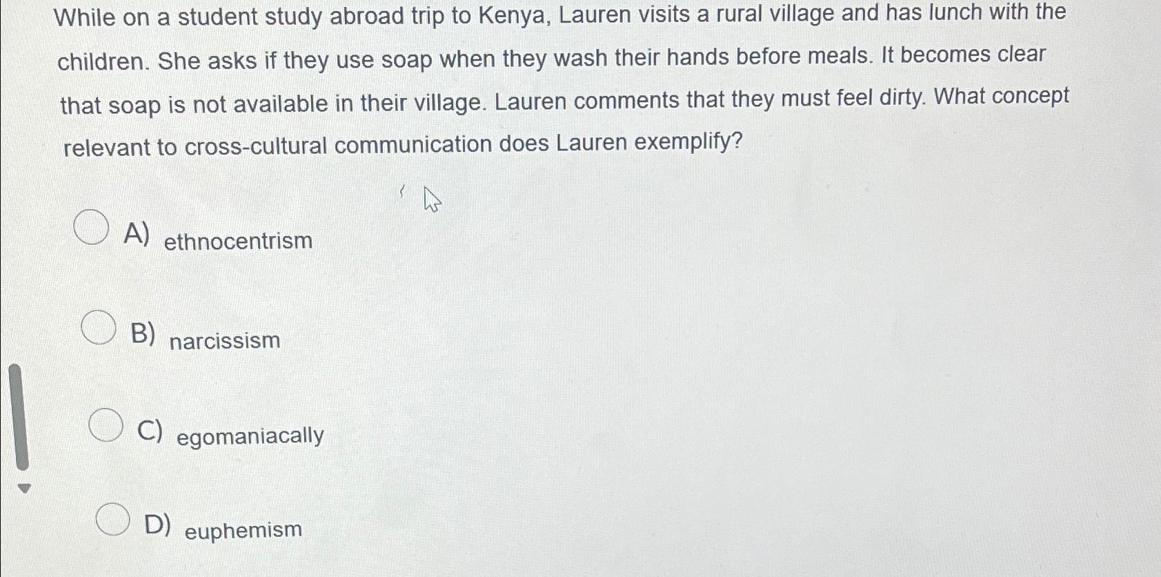  While on a student study abroad trip to Kenya, Lauren visits