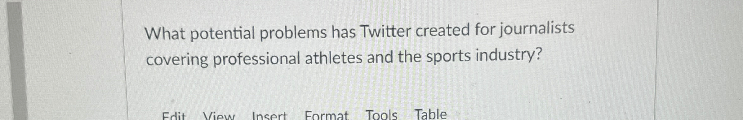  What potential problems has Twitter created for journalists covering professional athletes