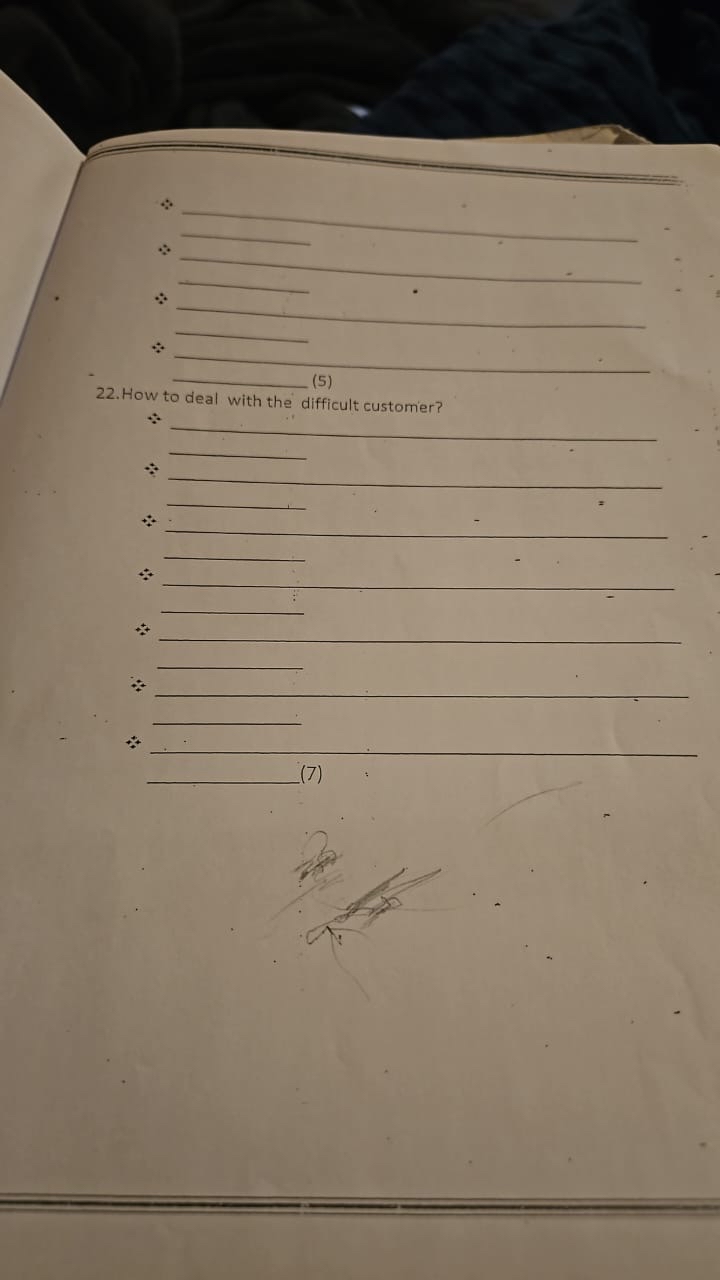  While talking to a customer, what are the procures you follow?