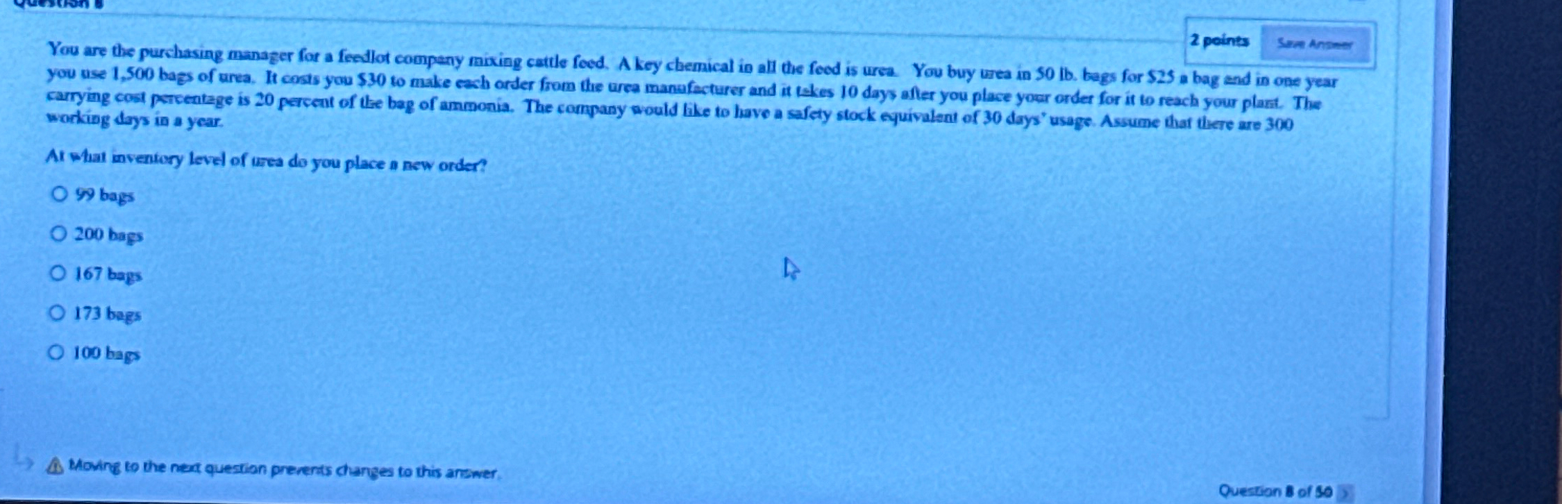  2 points Sere Ansmer You are the purchasing manazer for a