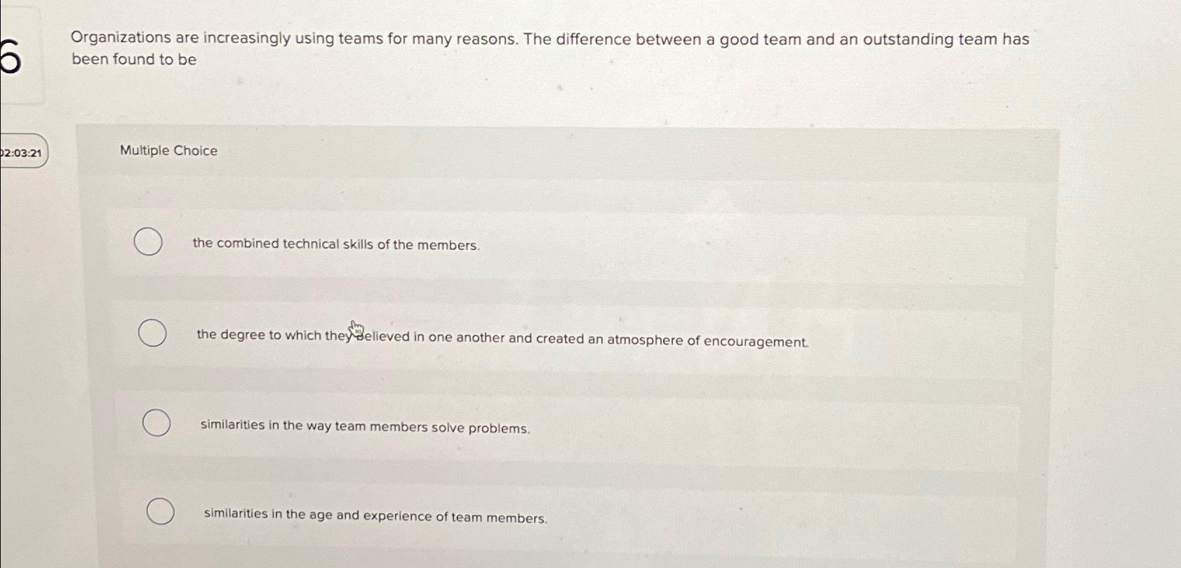  Organizations are increasingly using teams for many reasons. The difference between