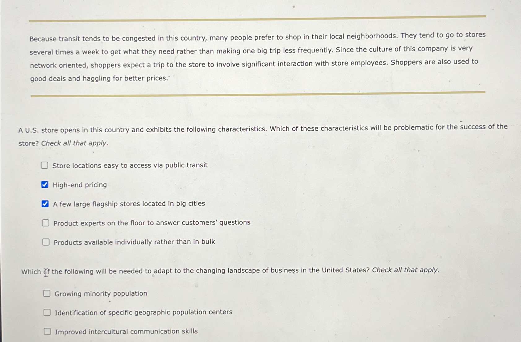 Because transit tends to be congested in this country, many people