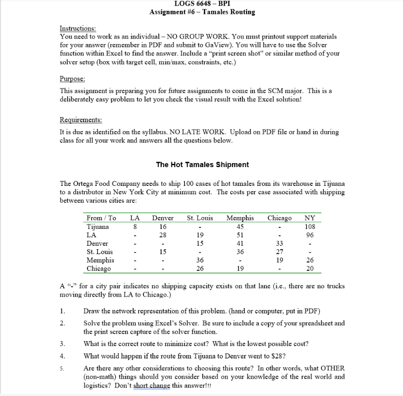  i need help in for a assignment in excel solver Assignment