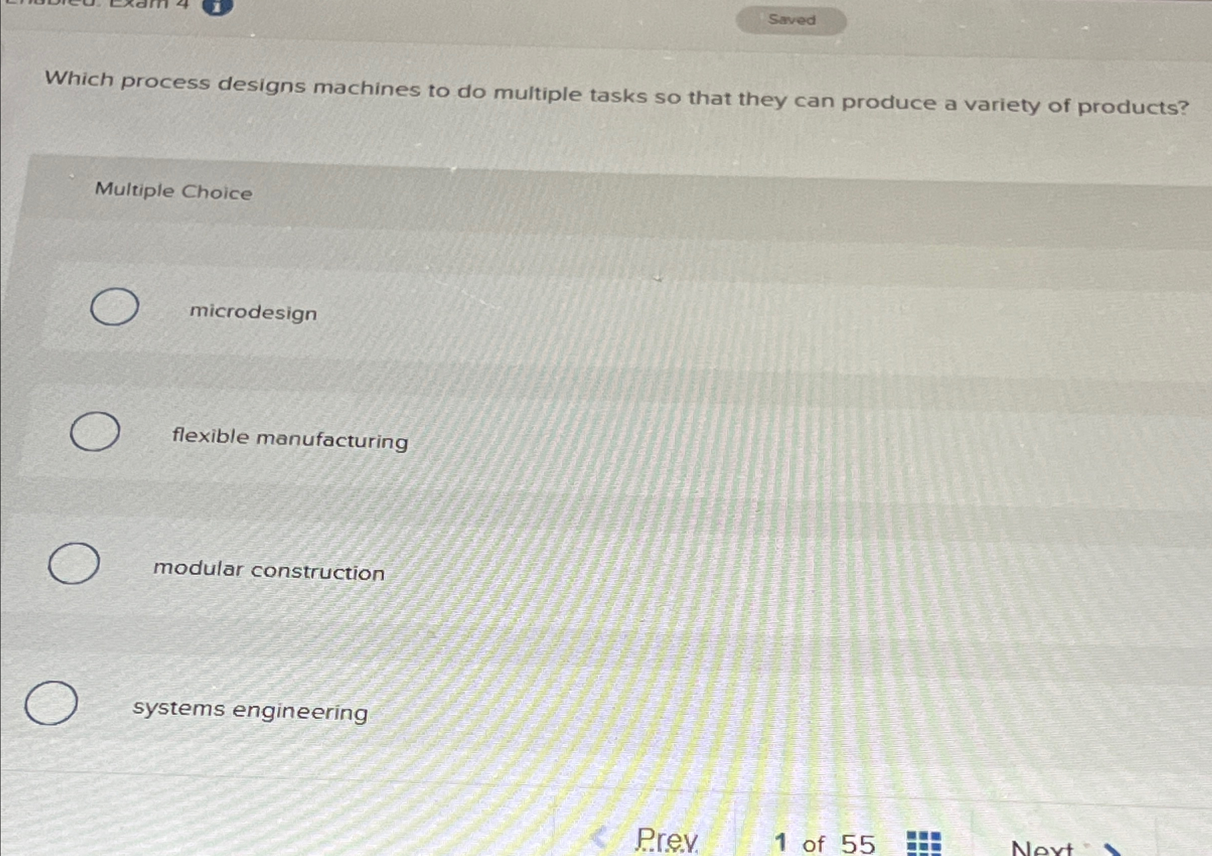  Which process designs machines to do multiple tasks so that they