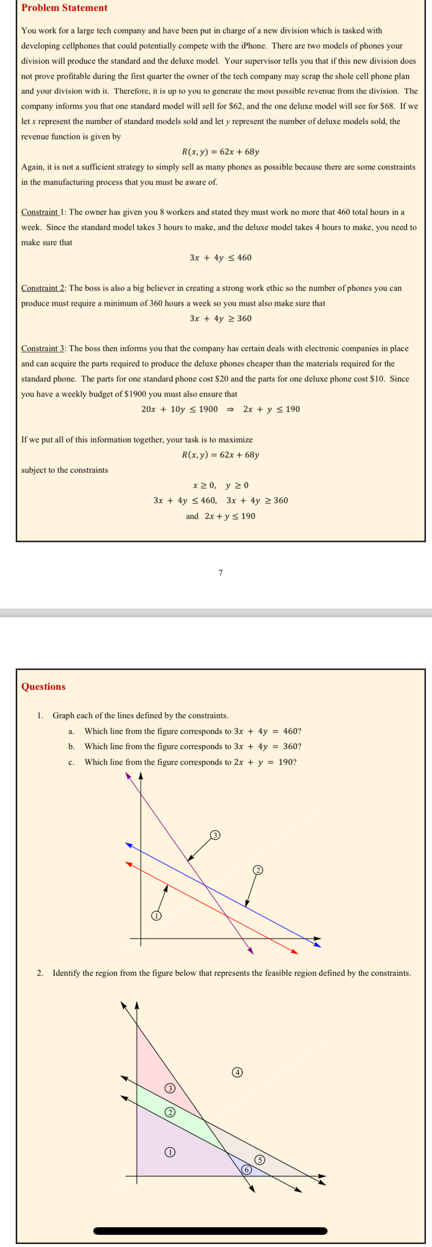  Problem Statement You work for a large tech company and have