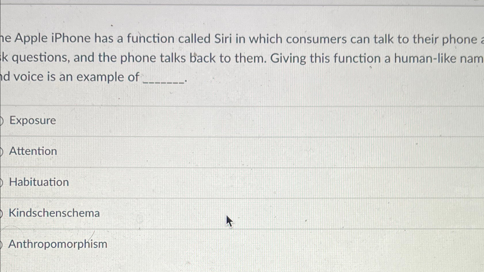  ne Apple iPhone has a function called Siri in which consumers