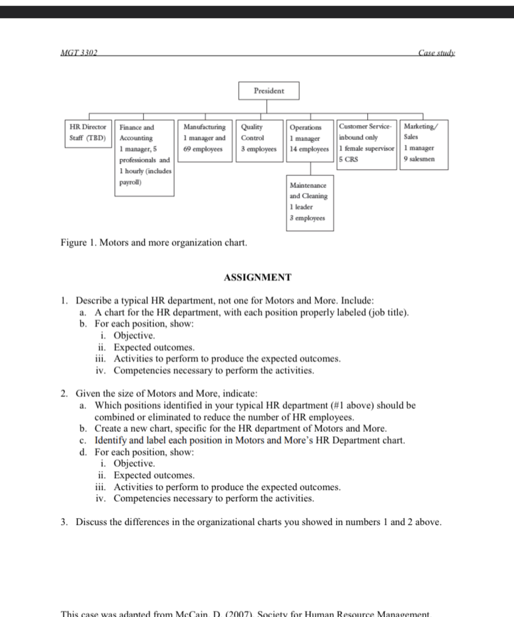  ASSIGNMENT CASE STUDY Instructions: This assignment requires that you demonstrate a