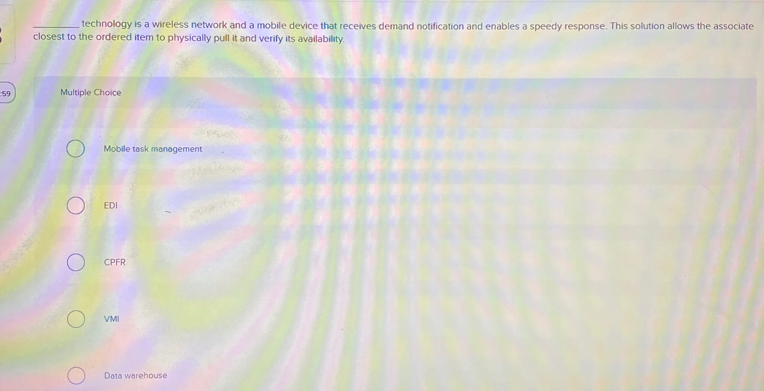  q, technology is a wireless network and a mobile device that