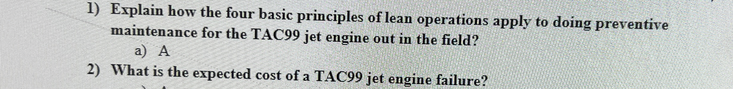  Explain how the four basic principles of lean operations apply to