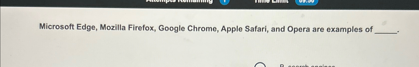  Microsoft Edge, Mozilla Firefox, Google Chrome, Apple Safari, and Opera are