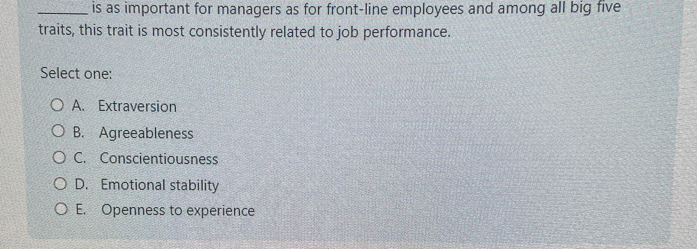  q, is as important for managers as for front-line employees and