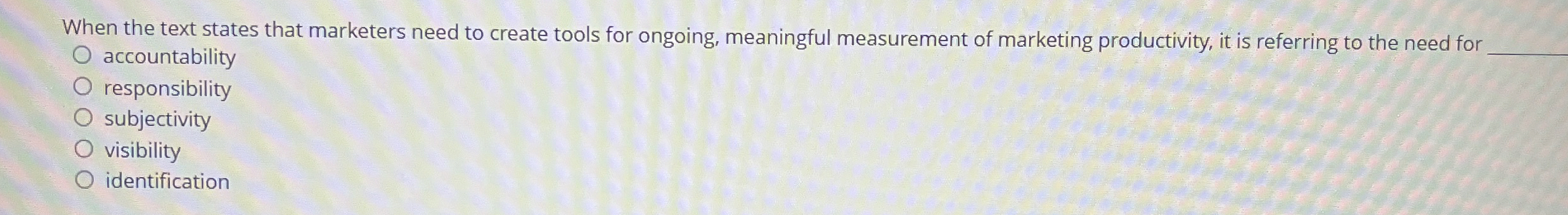  When the text states that marketers need to create tools for