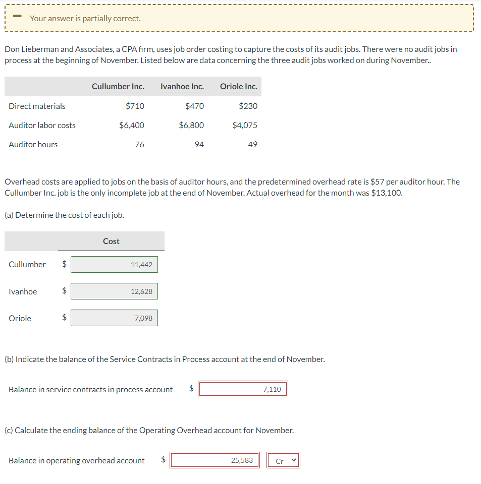  Your answer is partially correct. 1 1 | - 1 1